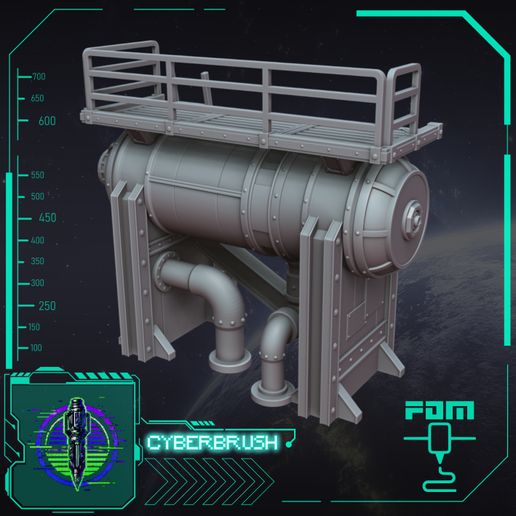 Tank platform 3D model