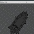 3D-printed-1.png Gothic Wall Candle Holder, 3D Printed Candle Shelf | Gift for Her