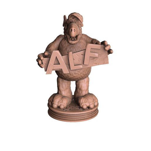 00.jpg Alf.STL 3d druckbar zwei Optionen