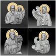 Collage_Fotor.jpg The Four Evangelists – 3D STL Relief Models