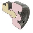 Wheel.jpg STL file 1966 Ford GT40 Mark II・3D printing model to download