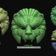 z9.jpg Squid Game Mask - Vip Lion Mask 3D print model