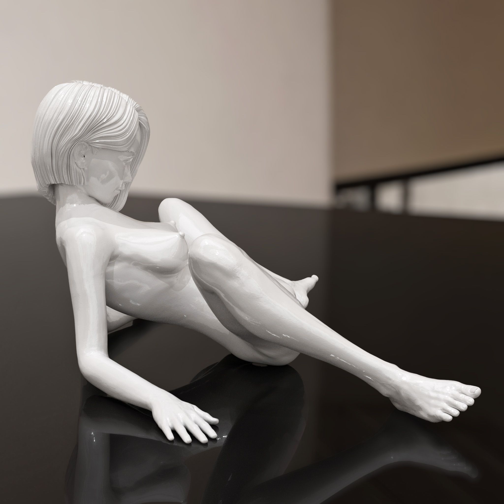 Nude-girl-resin-sculpt.jpg STL file 10 PCS pack Nude girl Small Breast - nsfw miniatures・3D printable model to download, x9s