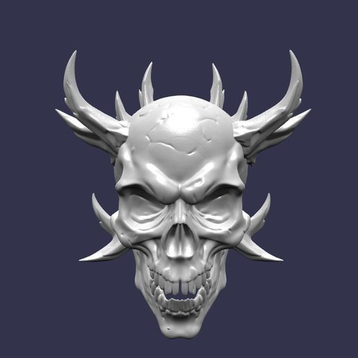 Calavera con cuernos