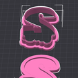 two.png Number 2 Two Cookie Cutter and Debosser