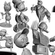 0-2.jpg DUCK TALES COLLECTION.14 CHARACTERS. STL 3d printable