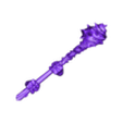 2H_Mace.stl Модульные миниатюрные устройства Sahuagin (DND, PATHFINDER, TABLETOP)