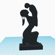 mother-and-child-statue.png Cherish, Mother Love, Mother and Child, Motherhood Abstract Statue, Sculpture, Family Figurine, Home Decor