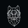 Fichier : Le Loup poly/vecteur au format numérique STL