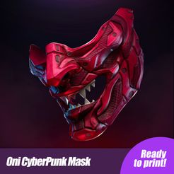 TemplateCults_OniCyberMask.jpg Oni Cyberpunk Mask Ready to print