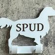 83-Springer-Spaniel-hook-spud-1.jpg Springer Spaniel Dog Lead Hook stl file