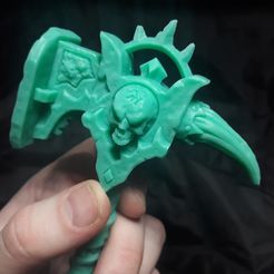 1.jpg STL file Undead battle-hammer・3D print model to download