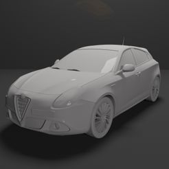 6.jpg Free 3D file Alfa Romeo Giulietta 2010-2019 READY FOR PRINTING・Design to download and 3D print, Sim3D_