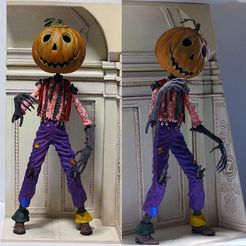PORTADA.jpg STL file Jack Pumpkin Head FULL BODY from Oz・3D printable model to download