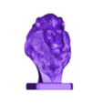 Lion Bust.stl Lion Bust