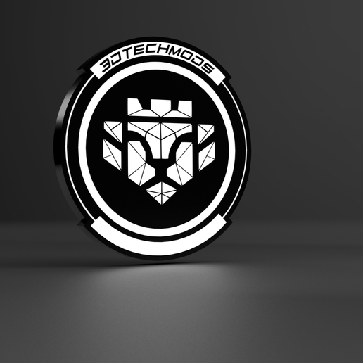 3dtechmods LED logo 3D model