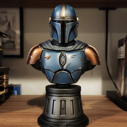 A Mandalorian Bust