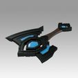 6.jpg World Of Warcraft Shadowlands Axe Bastion Cosplay weapon prop