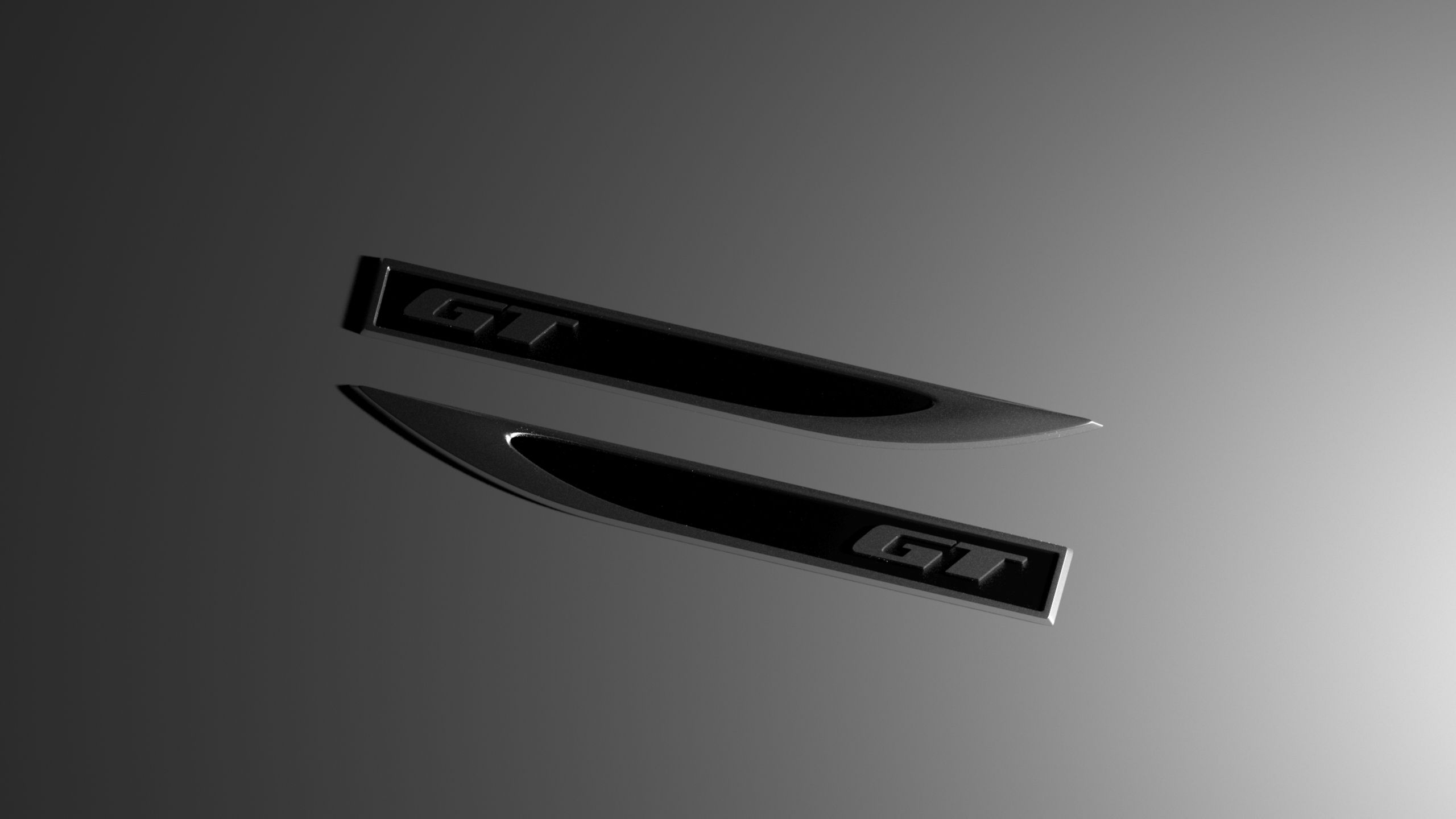 7.jpg Fichier STL Badge latéral d'aile vw R GT GTI GTD・Objet imprimable en 3D à télécharger, 3Rdesign