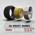 0_3.jpg artRims and tires for diecast and scale models STL files of the fully printable