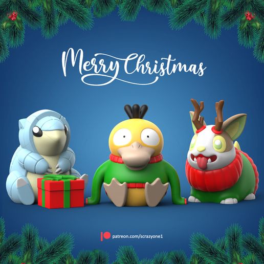 POKEMON - CHRISTMAS POKEMON SET (EASY PRINT NO SUPPORT)