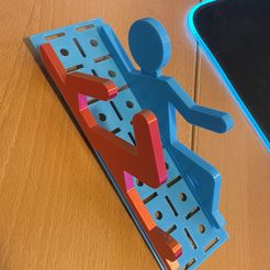 IMG_1809.jpg Free STL file Portal Logo for Peg Boards・3D printing idea to download