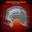 3.jpg Captain American Helmet From Marvel comics - Fan Art 3D print model
