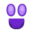 Teeth and Eyes White (repaired).stl Bullseye (Einfacher Druck und einfache Montage)