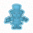 3.png Alice in Wonderland cookie cutter set of 8