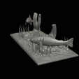 pstruh-podstavec-2-1-17.png two rainbow trout scenery in underwather for 3d print detailed texture