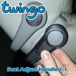SEAT-ADJUST-HANDLE.jpg Renault Twingo Seat Ajust Handle And Cap (.par, .stl)