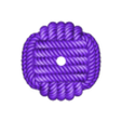 Paracord_keychain_lower_V1.stl Paracord ball keychain