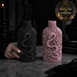 2.png Pastel Goth Snake Rose Bottle