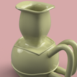 vase310 v8-r1.png East style vase cup vessel holder v310 for 3d-print or cnc