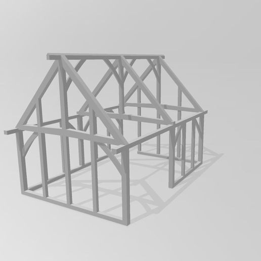 🏠 house frame construction・ STL File for 3D printing・Cults