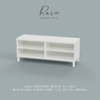 IKEA-INSPIRED-Besta-TV-Unit-5-Miniature-modern-Furniture.png Miniature IKEA-INSPIRED Besta TV Unit, Miniature Modern Furniture, Dollhouse TV Unit Furniture