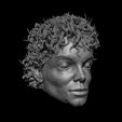 9.jpg Michael Jackson Headsculpt - Thriller Version - 1:6 & 1:12 Scale STL & OBJ