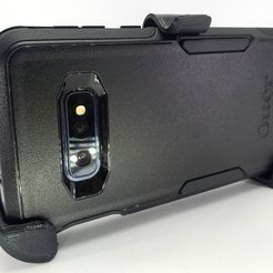 412e3b8de290d7623b096c6f62a3c36f_display_large.jpg Free STL file Galaxy S10e OtterBox belt clip・3D printing model to download