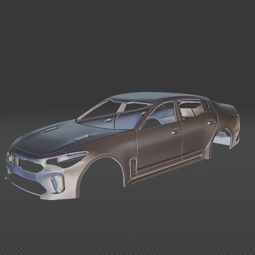 Kia Stinger 2021 Body 3D Model