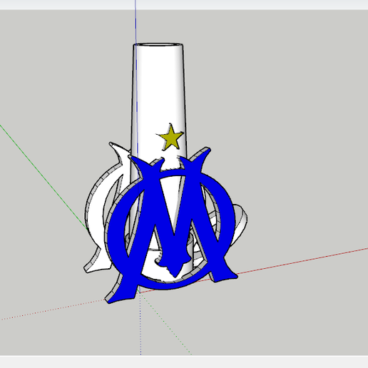 OLYMPIQUE DE MARSELLA NOZZLE - 3D model önizlemesi
