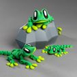 blob-lab-gecko12.jpg Blob Gecko - Magnetic Flexi Fidget Art Toy with Rock