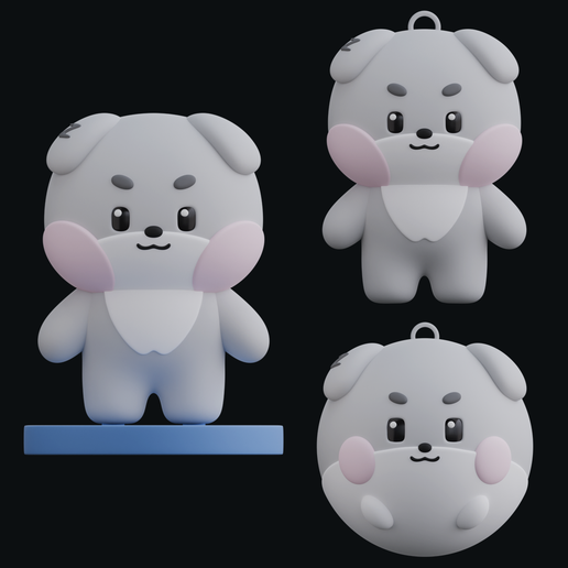 🐕 ZERONI GUNINI ZEROBASEONE KPOP.・ STL File for 3D printing・Cults