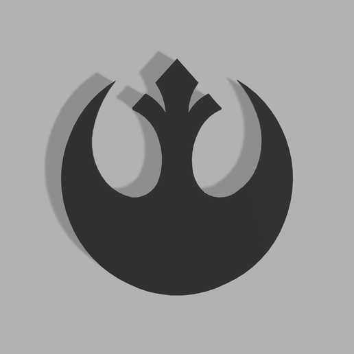 Rebels Wall Art Figure 1 3D model