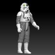 ScreenShot699.jpg Star Wars .stl AT-AT DRIVER .3D action figure .OBJ Kenner style.