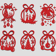 coll6.png 06 Christmas Garlands Panel Collection - Door Decoration