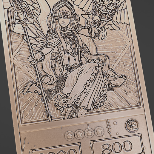minerva the exhalted lightsworn - yugioh STL File for Cults