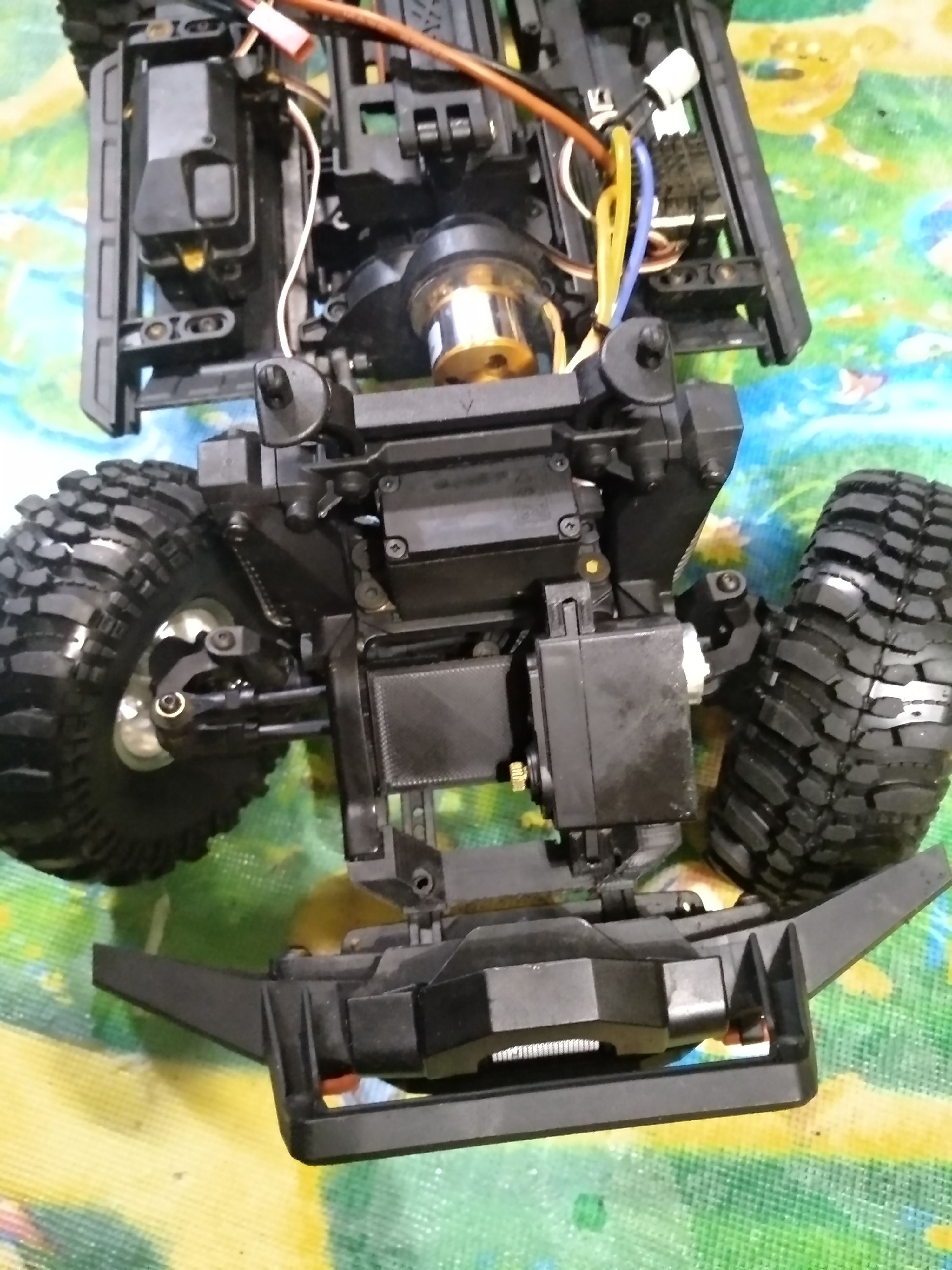 Download STL file Traxxas TRX4 Servo winch plate • 3D printable design