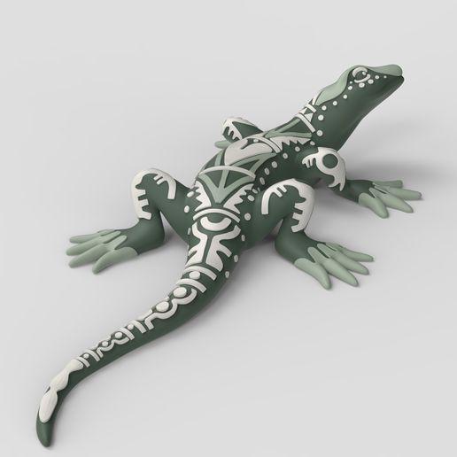 dino-10.jpg Multicolored lizard