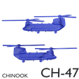 CHINOOK CH-4/7 CH-47 CHINOOK (3 IN ONE)