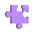 pz16_Single_v2.stl Jigsaw Puzzle, 16 Distinct Pieces, Shapes & Patterns